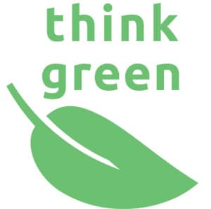 ThinkGreen Logo TeleAlarm, Umweltmanagement, ISO 14001:2004, Klimaschutz