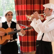 Musiker auf dem Bundeskongress Hausnotruf